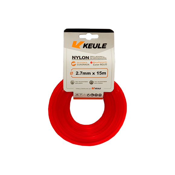 Rollo Nylon Cuadrado 2.4mm 15 Metros