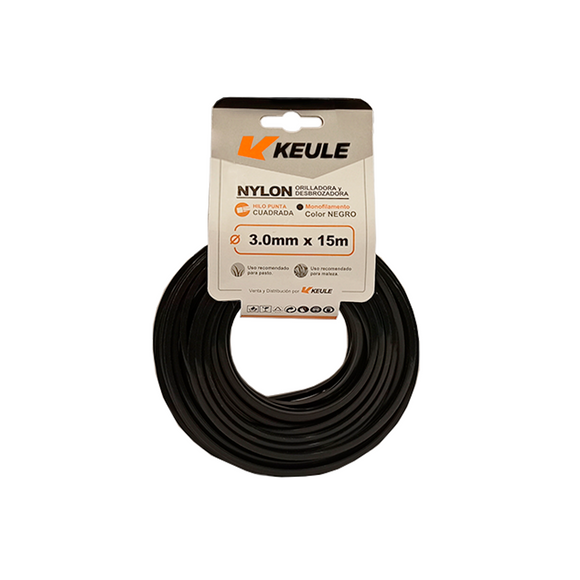 Rollo Nylon Cuadrado 3.0mm 15 Metros