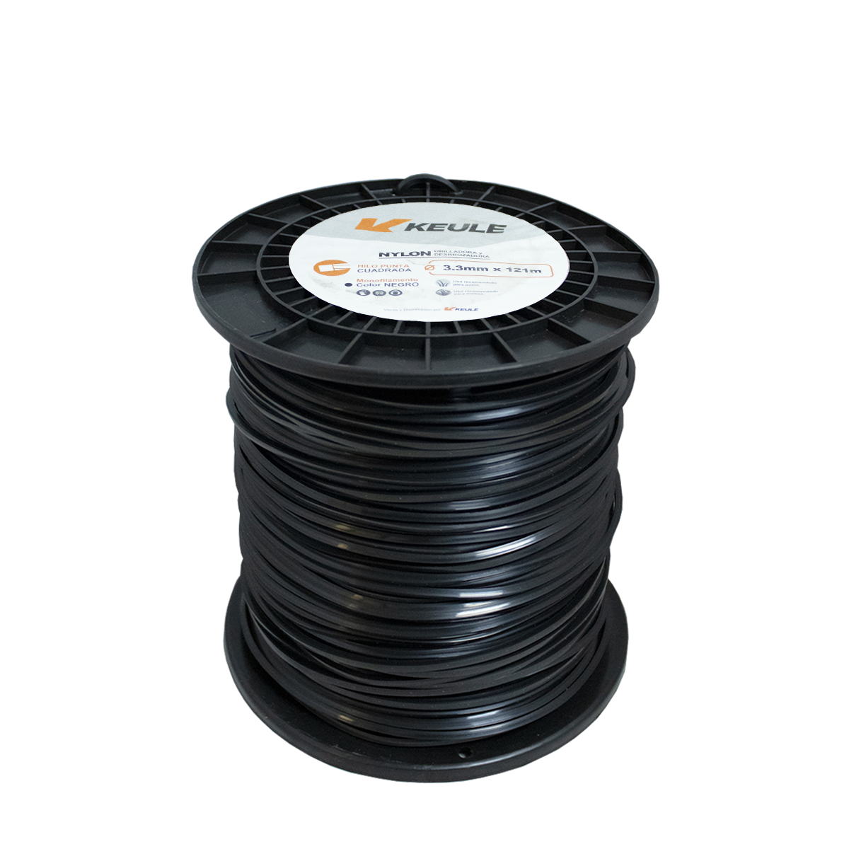 Rollo Nylon Cuadrado 3.3mm 121 Metros - 0