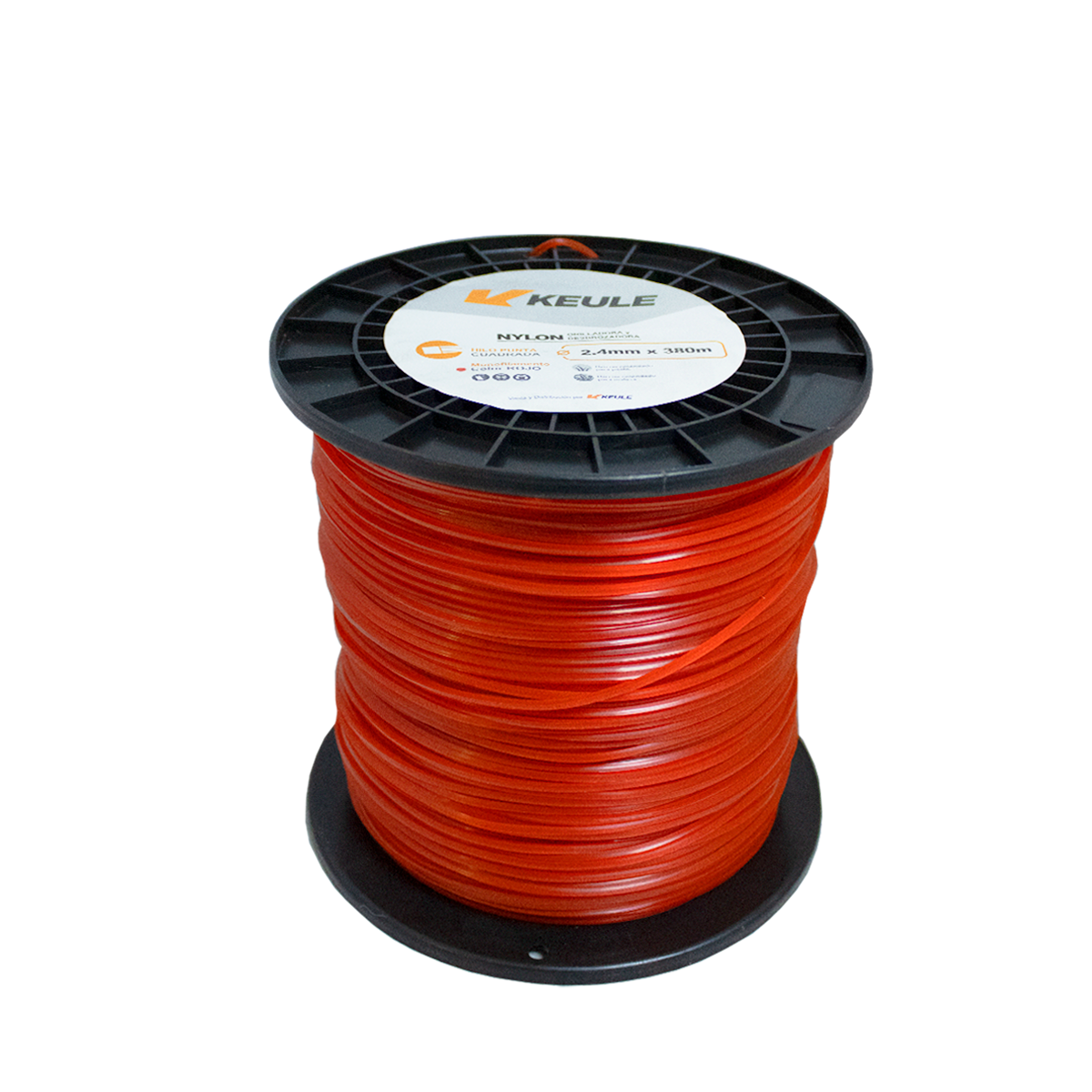 Rollo Nylon Cuadrado 2.4mm 380 Metros - 0