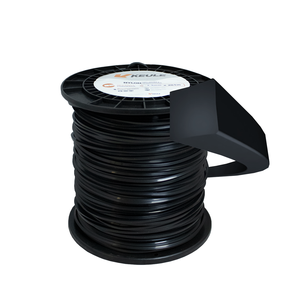 Rollo Nylon Cuadrado 3.3mm 201 Metros