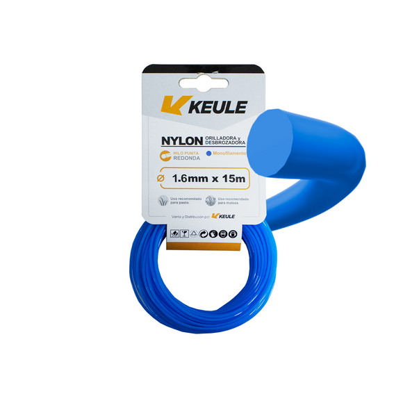 Rollo Nylon Redondo 1.6mm 15 Metros