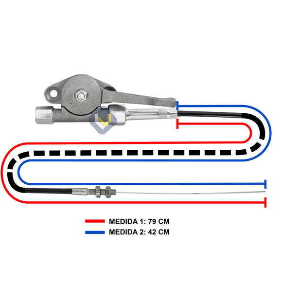 Palanca Aceleracion Placa Compactadora
