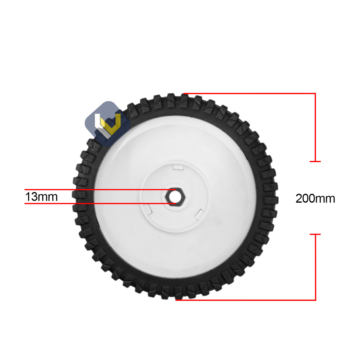 Rueda 8" Traccion Trasera (AYP 180773)