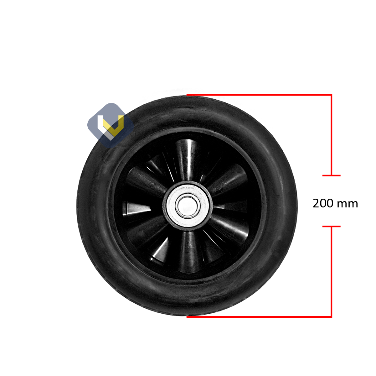 Rueda 8" Heavy Duty