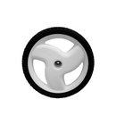 Rueda 12" Trasera Compatible Con 105-1816-1