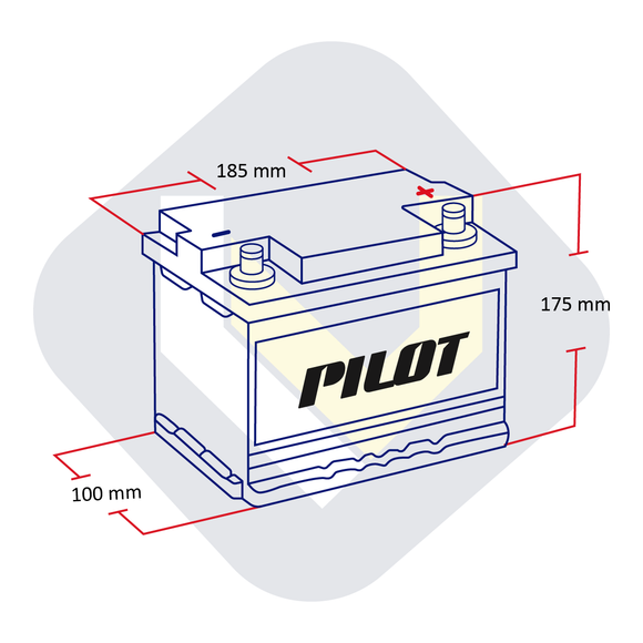 Bateria Pilot LB16CL-B 19 Amp
