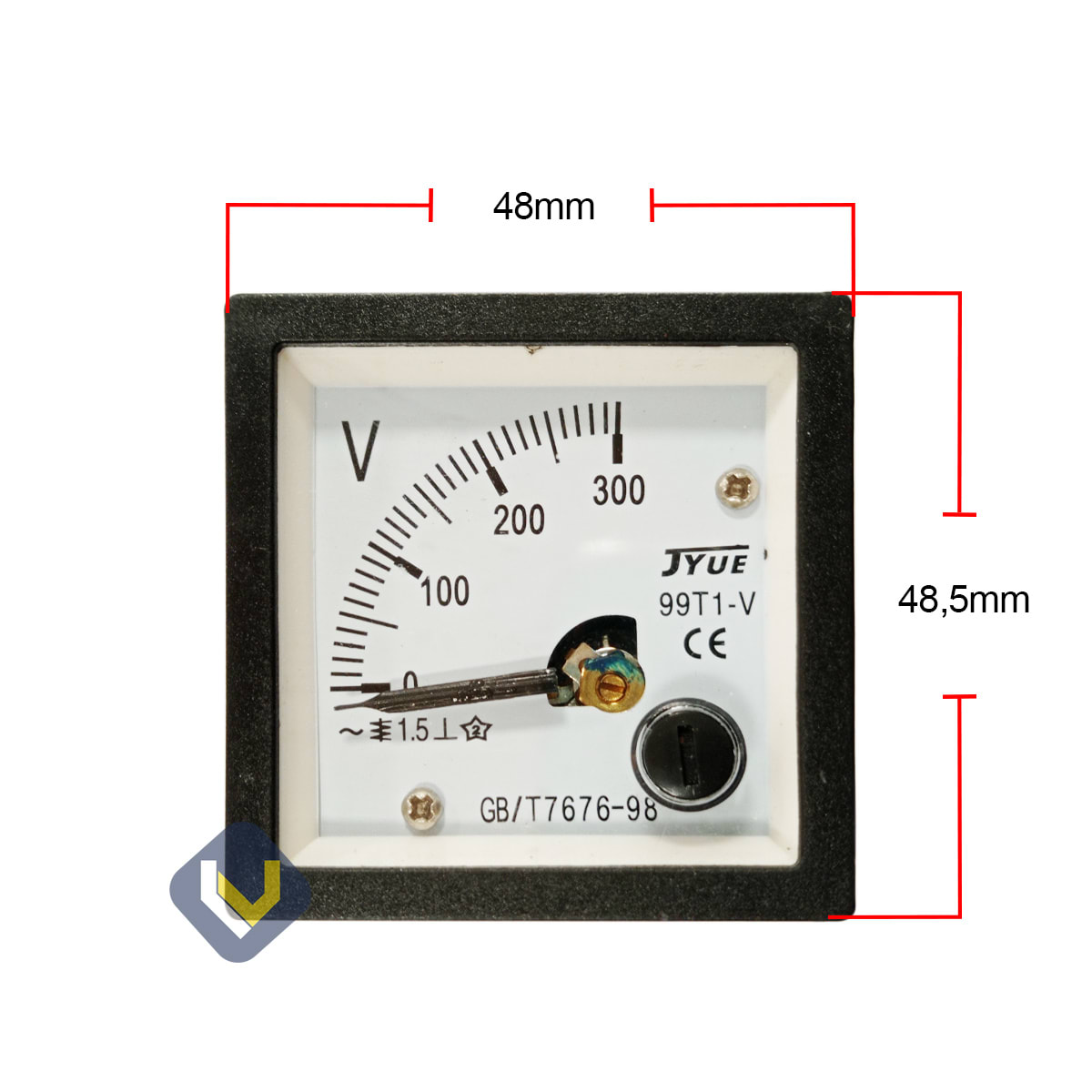 Voltímetro Análogo De 0 - 300v Dc II