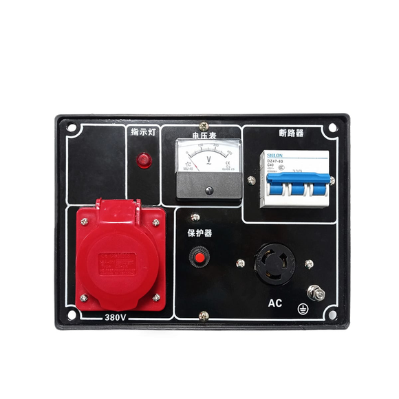 Panel De Control Generador Trifasico