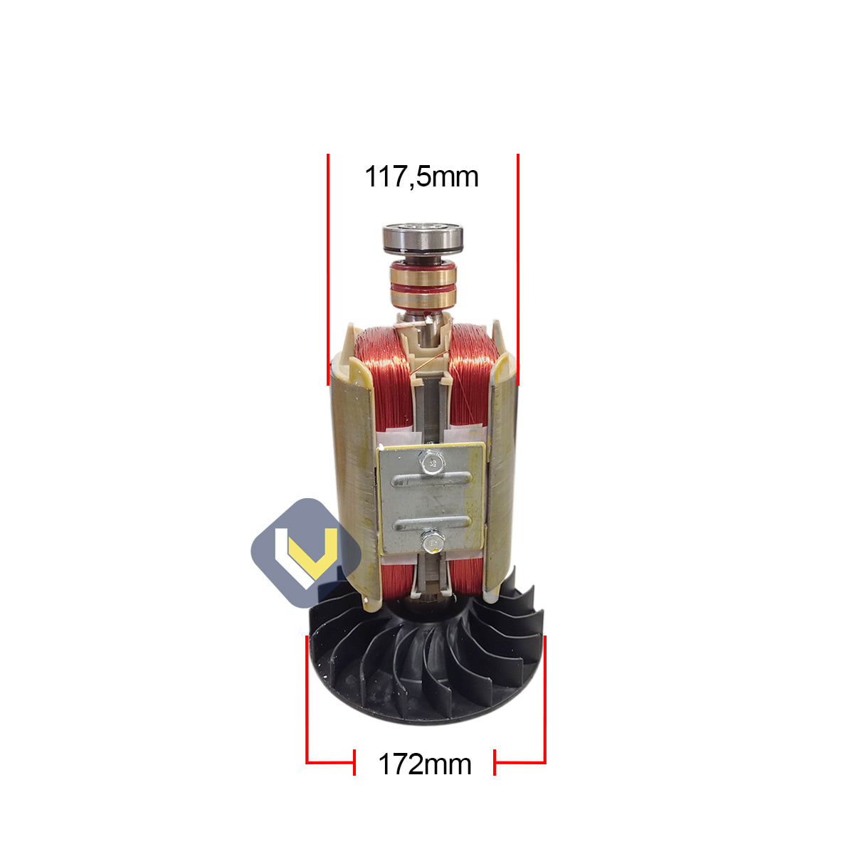 Kit Rotor - Estator Para Generador 4KW - 8KW