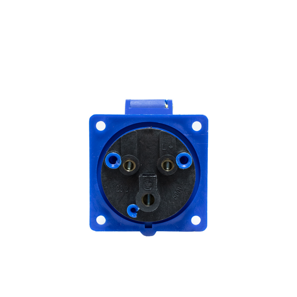 Enchufe Industrial Hembra Embutida 2P+T 32A 220V