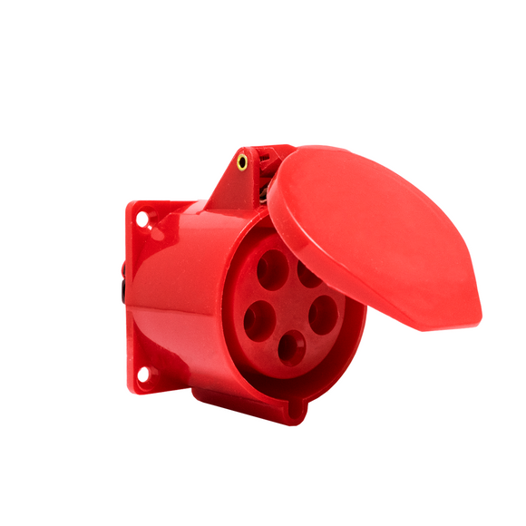 Enchufe Industrial Hembra Embutida 3P+N+T 32A 380V