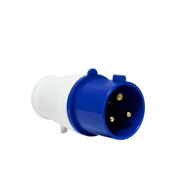 Enchufe Industrial Macho Volante 2P+T 16A 220V