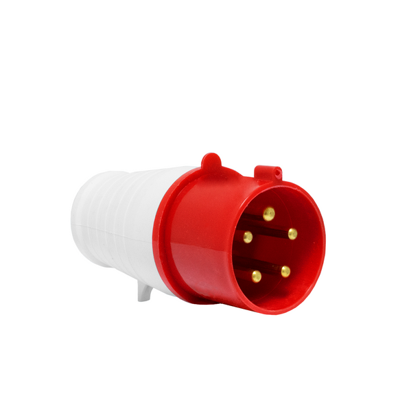 Enchufe Industrial Macho Volante 3P+N+T 16A 380V