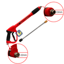 Pistola Hidrolavadora 5000 Psi 345 Bar Larga + Set-6