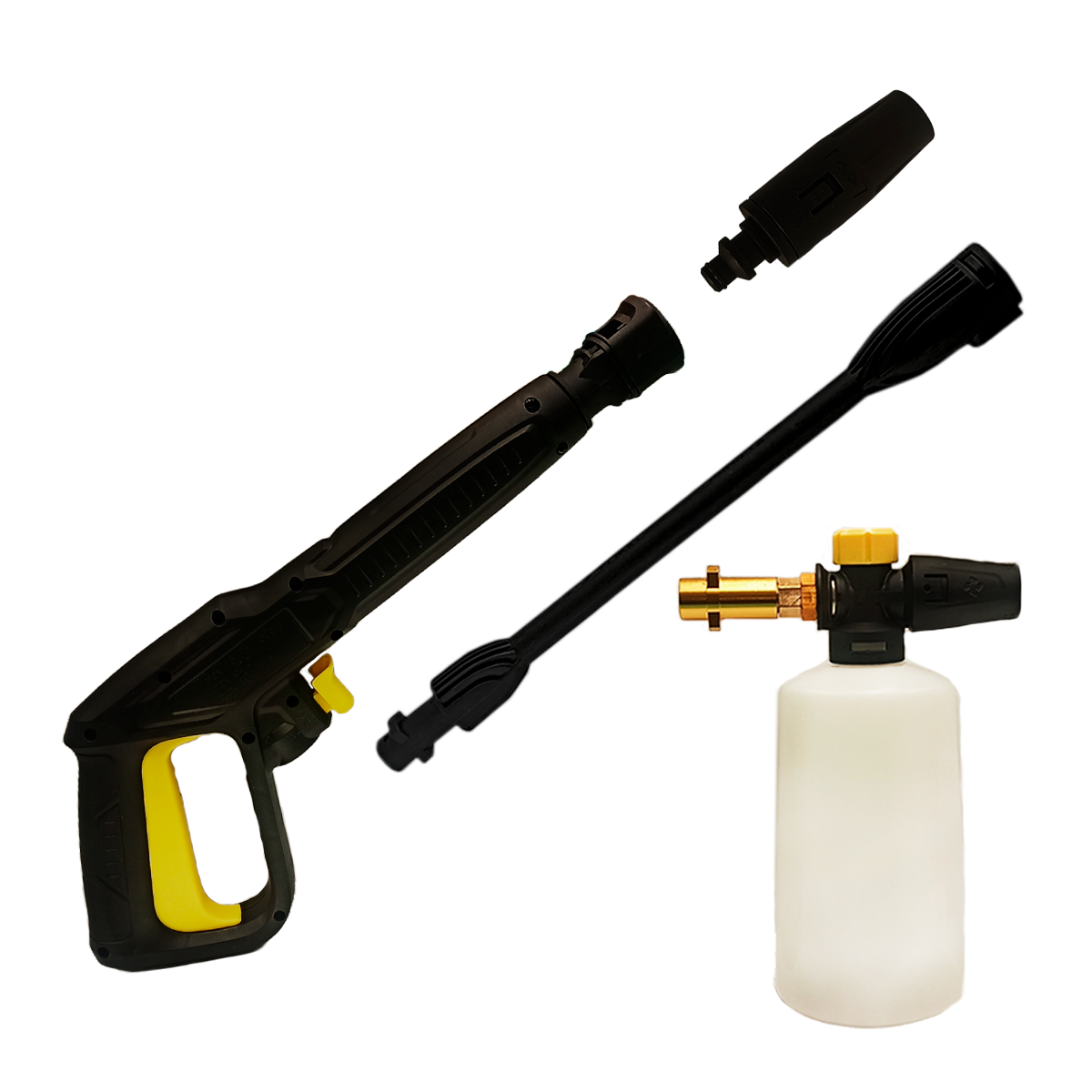 Set Pistola + Lanza + Botella Hidrolavadora