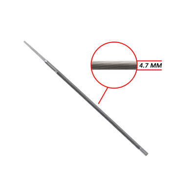 Lima Redonda 1/8" 3.2 mm Tome Feteira (12 Unds) - 0