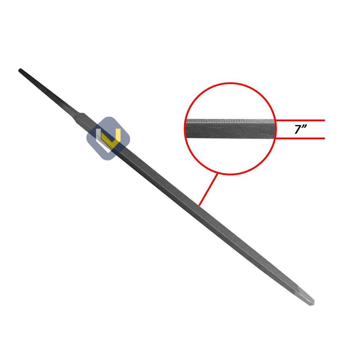Lima Triangular 7" 175 mm Keule (12 Unds) - 0